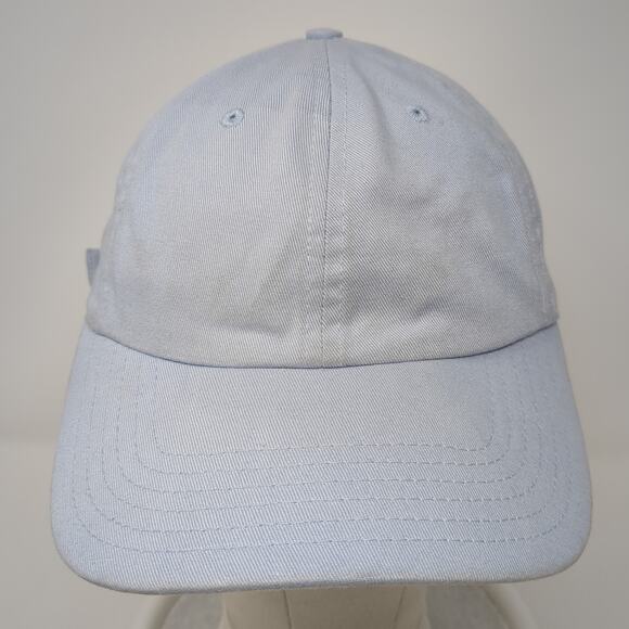 Kendall Kylie Slideback Baseball Cap Blue One Size Adjustable Vented Holes Blank - Picture 2 of 9